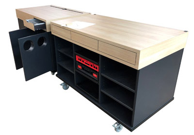 Kassettenmöbel gefaltetet Metallteile Wetterfest für den Outdoorbereich