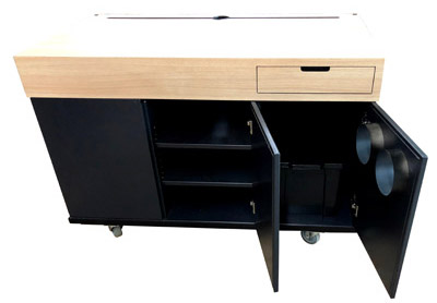 Kassettenmöbel gefaltetet Metallteile Wetterfest für den Outdoorbereich